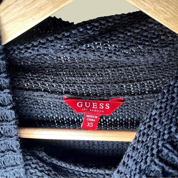 Black Guess Crochet Top - Picture 3 of 3